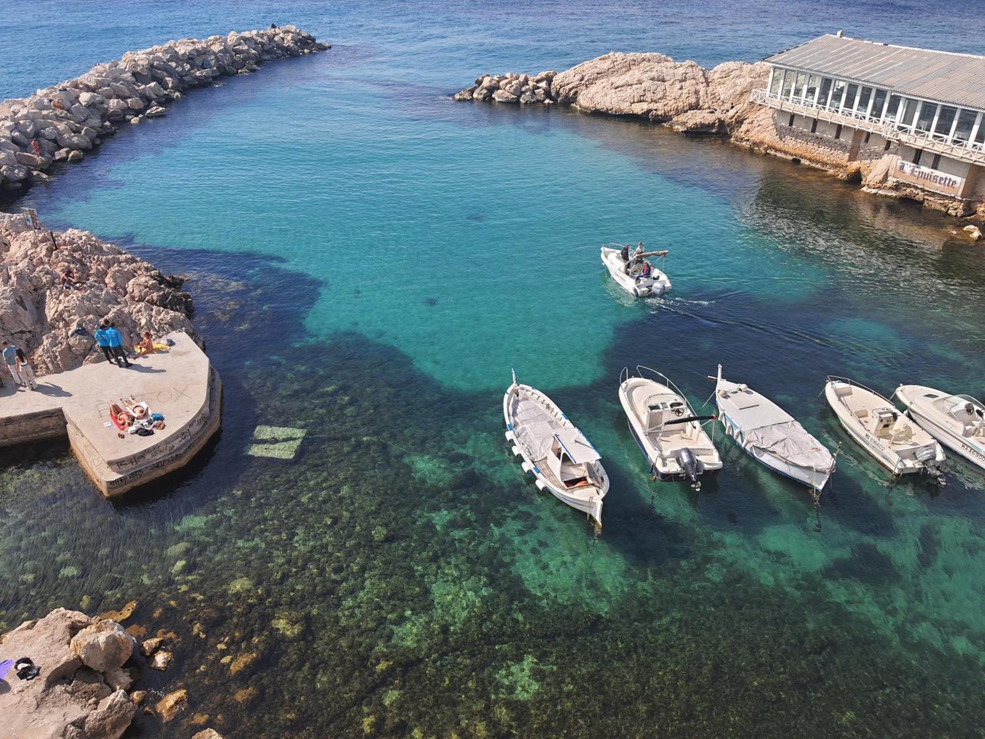 "La Baigneuse" Vallon Des Auffes มาร์กเซย ภายนอก รูปภาพ