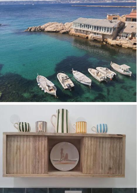 "La Baigneuse" Vallon Des Auffes มาร์กเซย ภายนอก รูปภาพ